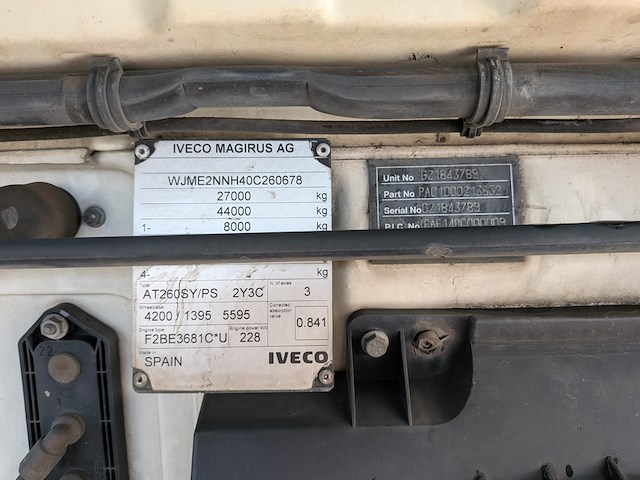 Vuilniswagen, iveco, at260sy/ps, 2013, met zijlader, haller slf 22m³ - afbeelding 26 van  49