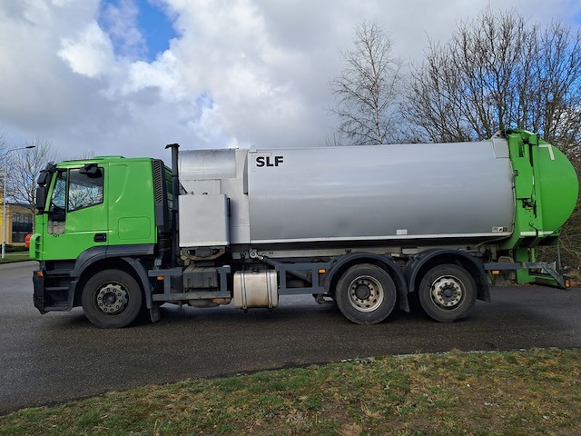 Vuilniswagen, iveco, at260sy/ps, 2013, met zijlader, haller slf 22m³ - afbeelding 12 van  48