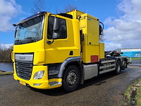 Vuilniswagen met zijlader, daf, cf 290 fan, 2014