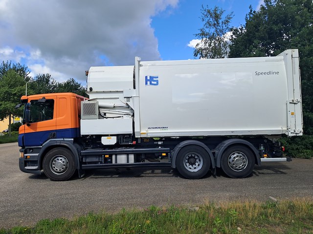 Vuilniswagen met zijlader, scania, p 280 euro 6 hs, 2014 - afbeelding 12 van  75