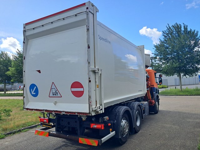 Vuilniswagen met zijlader, scania, p 280 euro 6 hs, 2014 - afbeelding 45 van  75