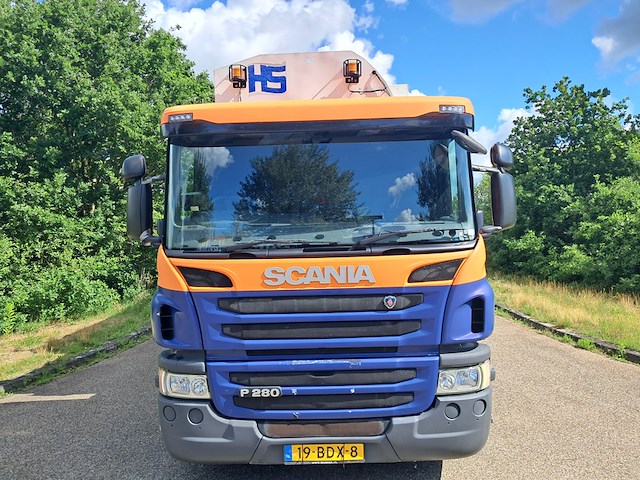 Vuilniswagen met zijlader, scania, p 280 euro 6 hs, 2014 - afbeelding 74 van  75