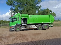 Vuilniswagen, scania, p280 6x2 opbouw haller zijlader zoeller, 2016 - afbeelding 12 van  29