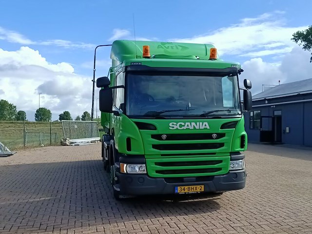 Vuilniswagen, scania, p280 6x2 opbouw haller zijlader zoeller, 2016 - afbeelding 27 van  29