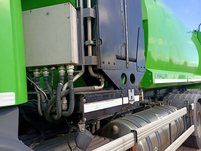 Vuilniswagen, scania, p280 6x2 opbouw haller zijlader zoeller, 2017 - afbeelding 22 van  33