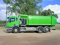 Vuilniswagen, scania, p280 6x2 opbouw haller zijlader zoeller, 2017 - afbeelding 12 van  33