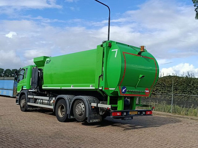 Vuilniswagen, scania, p280 6x2 opbouw haller zijlader zoeller, 2017 - afbeelding 28 van  33