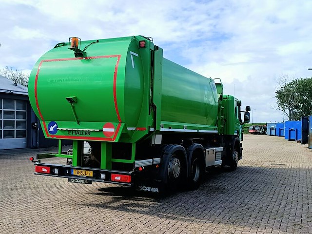 Vuilniswagen, scania, p280 6x2 opbouw haller zijlader zoeller, 2017 - afbeelding 30 van  33
