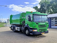 Vuilniswagen, scania, p280 6x2 opbouw haller zijlader zoeller, 2017 - afbeelding 32 van  33