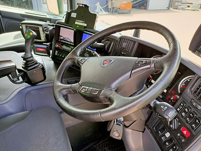 Vuilniswagen, scania, p280 zijlader haller, 2016 - afbeelding 11 van  36