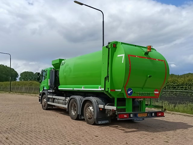Vuilniswagen, scania, p280 zijlader haller, 2016 - afbeelding 31 van  36