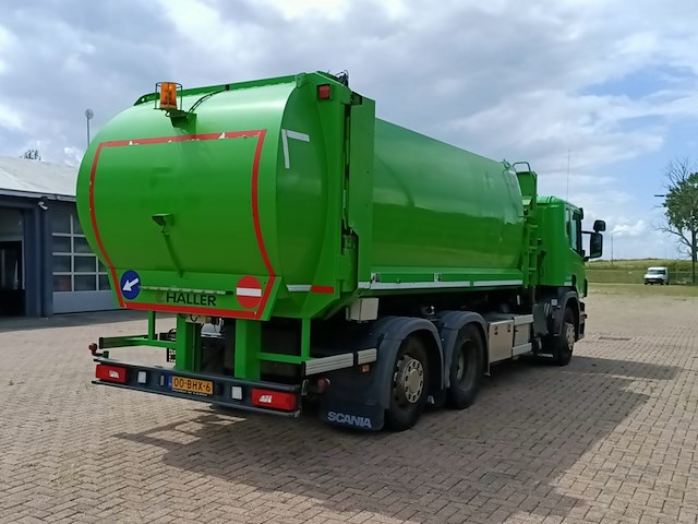Vuilniswagen, scania, p280 zijlader haller, 2016 - afbeelding 34 van  36