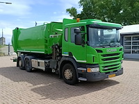 Vuilniswagen, scania, p280 zijlader haller, 2016 - afbeelding 35 van  36