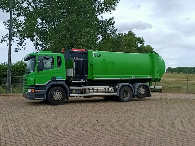 Vuilniswagen, scania, p280 zijlader haller, 2016 - afbeelding 12 van  34