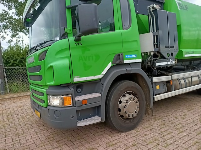 Vuilniswagen, scania, p280 zijlader haller, 2016 - afbeelding 27 van  34