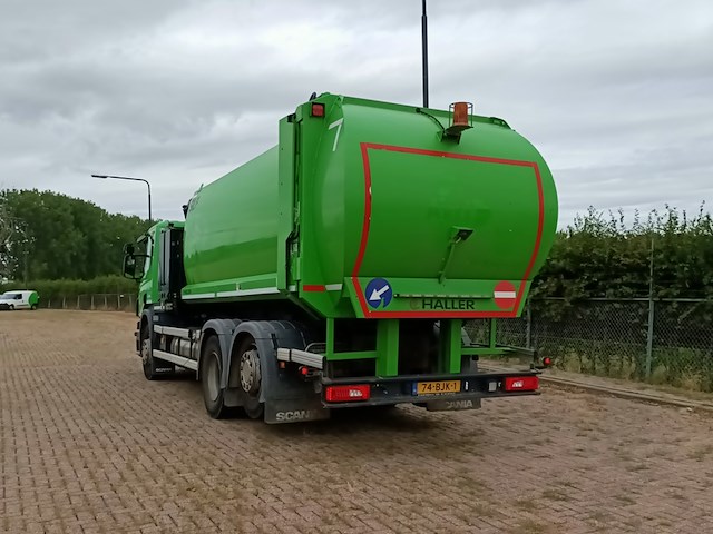 Vuilniswagen, scania, p280 zijlader haller, 2016 - afbeelding 29 van  34