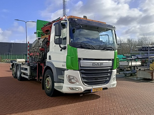 Vuilniswagen zijlader, daf, cf330 fan opbouw translift systeem, 2015 - afbeelding 2 van  43