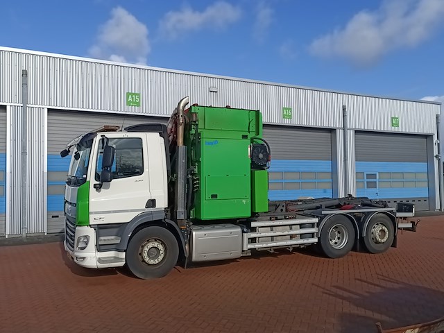 Vuilniswagen zijlader, daf, cf330 fan opbouw translift systeem, 2015 - afbeelding 12 van  43