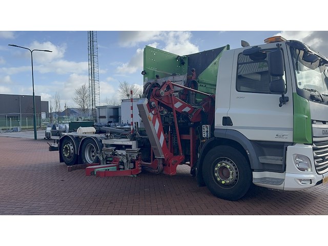 Vuilniswagen zijlader, daf, cf330 fan opbouw translift systeem, 2015 - afbeelding 36 van  43