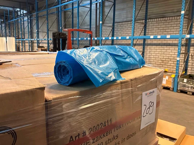 Vuilniszak rol blauw (1200x) - afbeelding 1 van  2