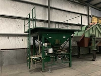 Vulmachine met trilplaat