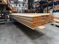 Vuren - steigerplank 5000x200x32mm (48x) - afbeelding 1 van  2
