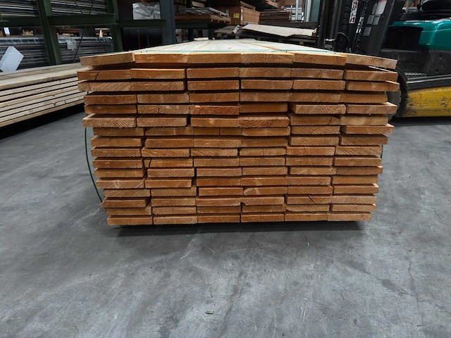Vuren - steigerplank 5000x200x32mm (96x) - afbeelding 2 van  3