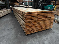 Vuren - steigerplank 5000x200x32mm (96x) - afbeelding 1 van  3