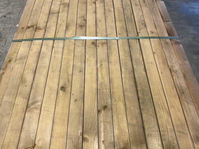 Vuren achterhout geïmpregneerd 420x5,5x2,8 cm (150x) - afbeelding 3 van  8