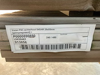 Vuren achterhout geïmpregneerd 450x5,5x2,8 cm (150x) - afbeelding 6 van  7