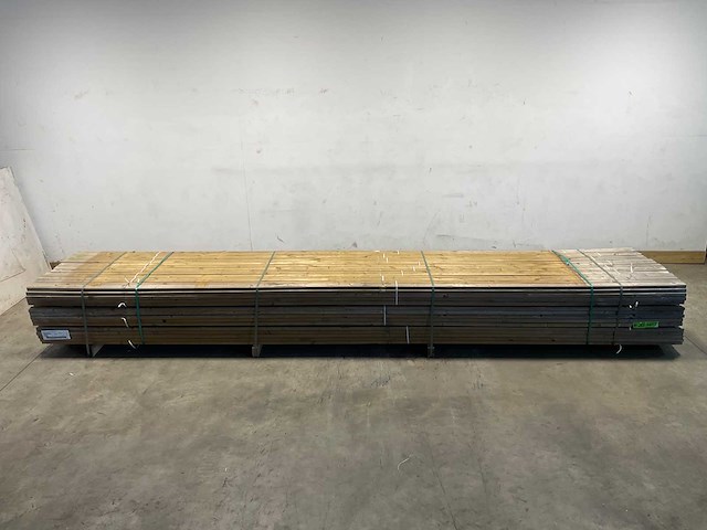 Vuren achterhout geïmpregneerd 450x5,5x2,8 cm (150x) - afbeelding 2 van  5