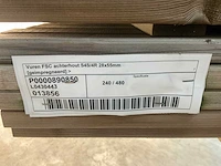 Vuren achterhout geïmpregneerd 450x5,5x2,8 cm (150x) - afbeelding 6 van  7