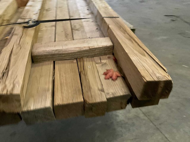 Vuren balk - 300x10x8 cm (10x) - afbeelding 3 van  11