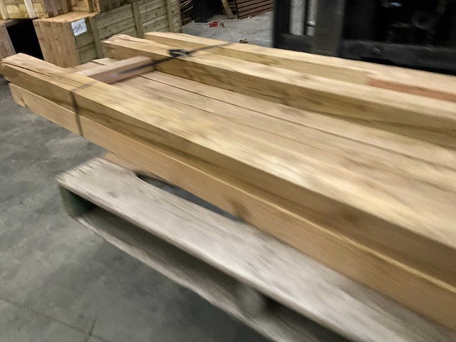 Vuren balk - 300x10x8 cm (10x) - afbeelding 5 van  11
