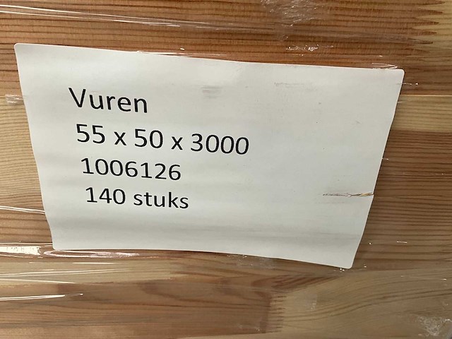 Vuren balk (140x) - afbeelding 6 van  6