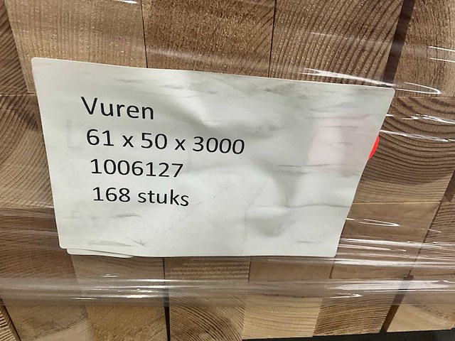 Vuren balk (168x) - afbeelding 6 van  6