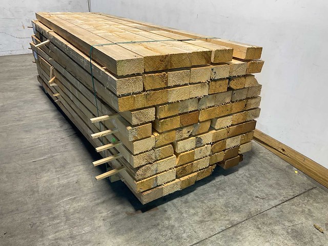 Vuren balk 300x14.3x7.6 cm (30x) - afbeelding 5 van  6