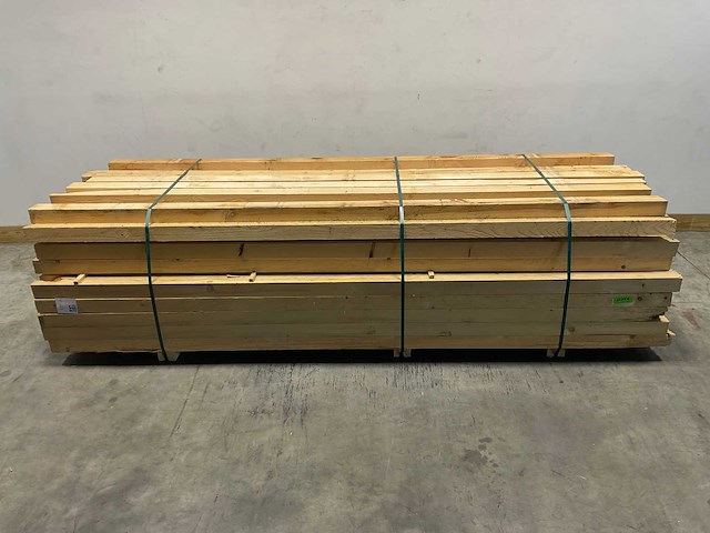 Vuren balk 300x9x6,6 cm (61x) - afbeelding 2 van  5