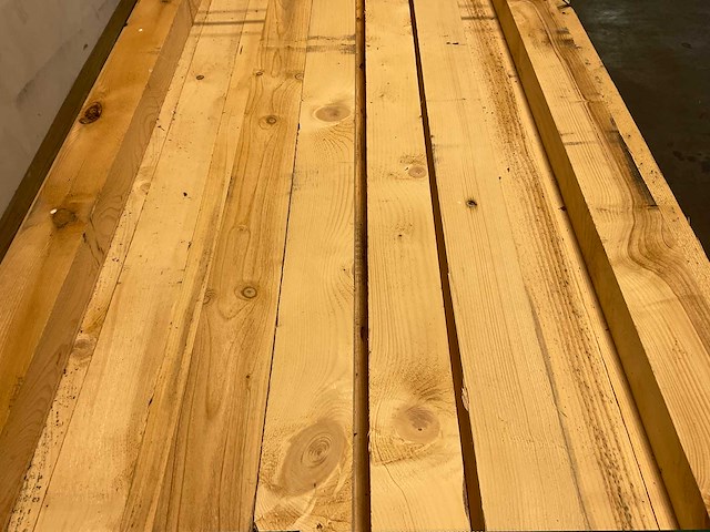 Vuren balk 300x9x6,6 cm (61x) - afbeelding 4 van  6