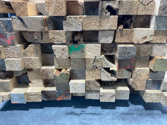 Vuren balk 300x9x6,6 cm (61x) - afbeelding 5 van  6