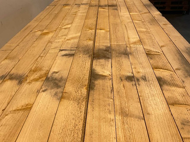 Vuren balk 300x9x6.6 cm (63x) - afbeelding 3 van  4