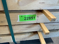 Vuren balk 300x9x6.6 cm (63x) - afbeelding 7 van  7