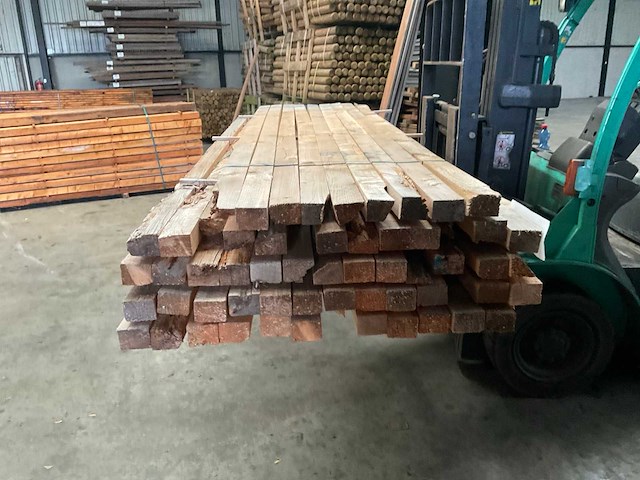 Vuren balk 300x9x7 cm (60x) - afbeelding 2 van  8