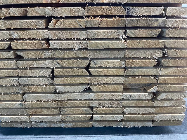 Vuren balk 400x19,8x3,8 cm (47x) - afbeelding 6 van  7