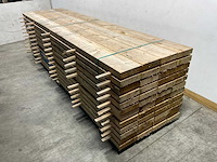 Vuren balk 400x25,5x6,6 cm (15x) - afbeelding 1 van  6