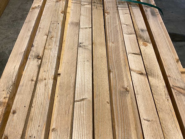 Vuren balk 400x7,8x5,2 cm (45x) - afbeelding 4 van  7