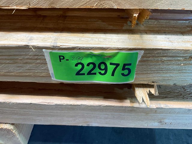 Vuren balk 400x7,8x5,2 cm (45x) - afbeelding 3 van  3