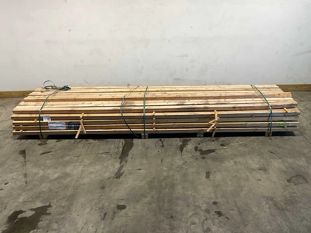 Vuren balk 400x7,8x5,2 cm (45x) - afbeelding 2 van  7