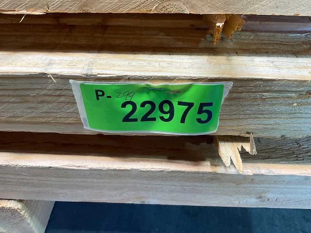 Vuren balk 400x7,8x5,2 cm (45x) - afbeelding 6 van  7
