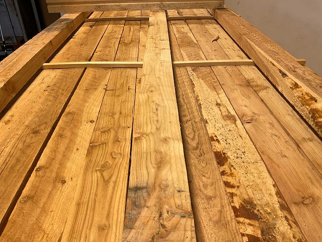 Vuren balk 400x9,5x5,5 cm (168x) - afbeelding 4 van  7